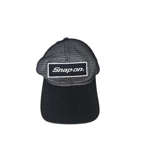 Trucker Hat Snap-On Tools Black & White Western Gorpe Camper Camping Skater